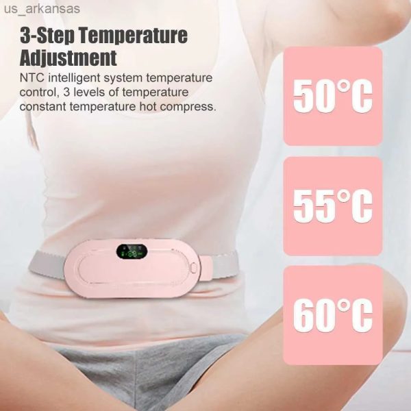 Digital Period Pad Heating And Vibrating For Healing Period Cramps / Heated Belly Belt